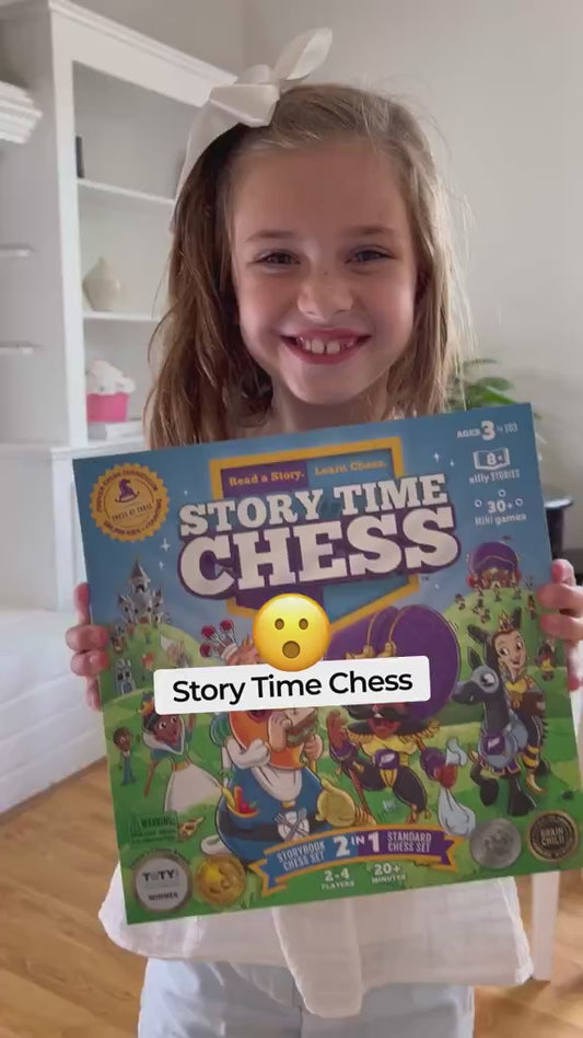 With the help of this revolutionary game Elizabeth uses stories to teach her children how to play chess